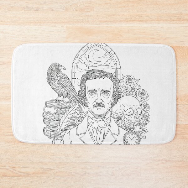 Item preview, Edgar Allan Poe Raven Gothic Literary  designed and sold by Shoot-The-Moon.