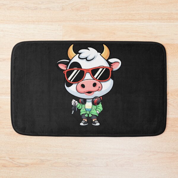 Item preview, Big Head Road Trip Cow – Cute Chibi Cow Cartoon | Chill Travel Design designed and sold by ColorSplash123.