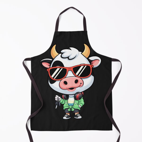 Item preview, Big Head Road Trip Cow – Cute Chibi Cow Cartoon | Chill Travel Design designed and sold by ColorSplash123.