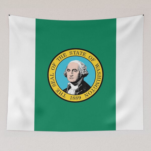 Item preview, Vertical Washington State Flag Design designed and sold by NTGUILTY.