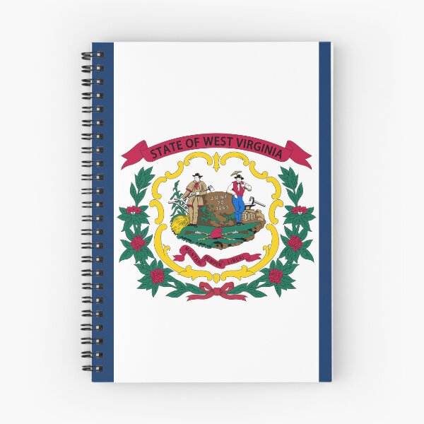 Item preview, Vertical West Virginia State Flag Design designed and sold by NTGUILTY.