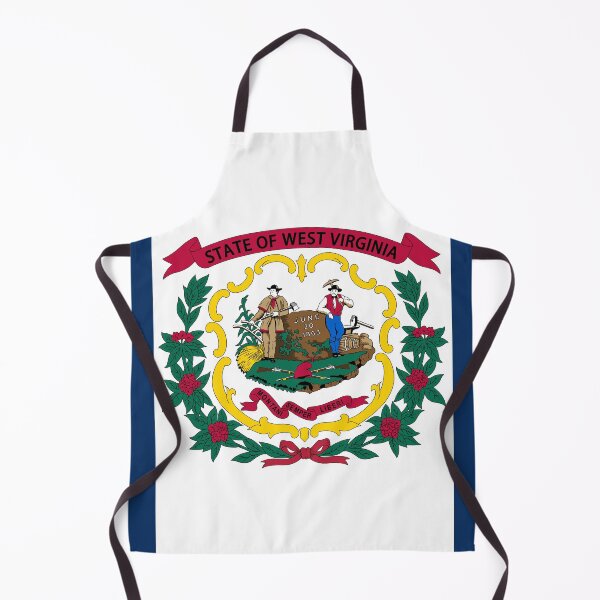 Item preview, Vertical West Virginia State Flag Design designed and sold by NTGUILTY.