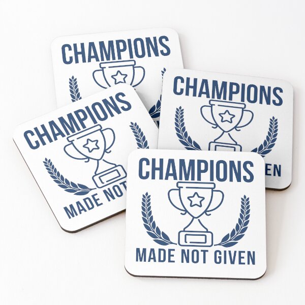Item preview, Champions Made Not Given – Winning Mindset T-Shirt designed and sold by M.Store.