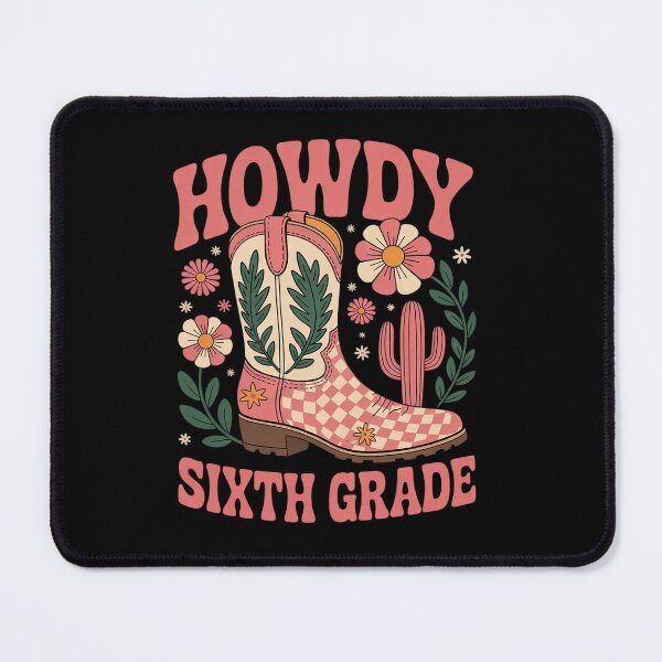 Item preview, Howdy Sixth Grade Western 6th Grade Teacher Middle School Men Women Girls Kids designed and sold by angolinnArt.