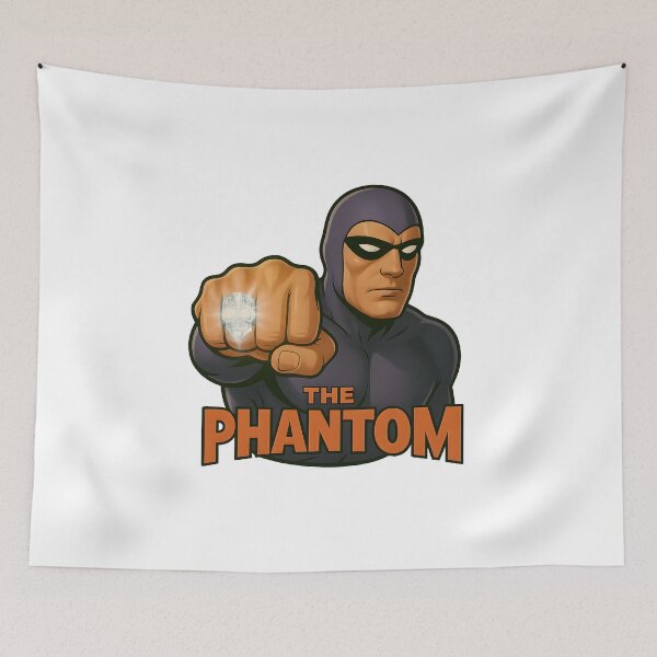 Item preview, The Phantom – Legendary Skull Ring Hero | Retro Comic Sticker designed and sold by Imagetore.
