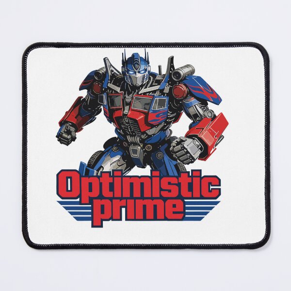 Item preview, Optimistic Prime | The Glass is Half-Full Autobot designed and sold by Evaevonechi.