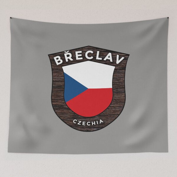 Item preview, Břeclav Czechia Emblem Flag designed and sold by World Designs.