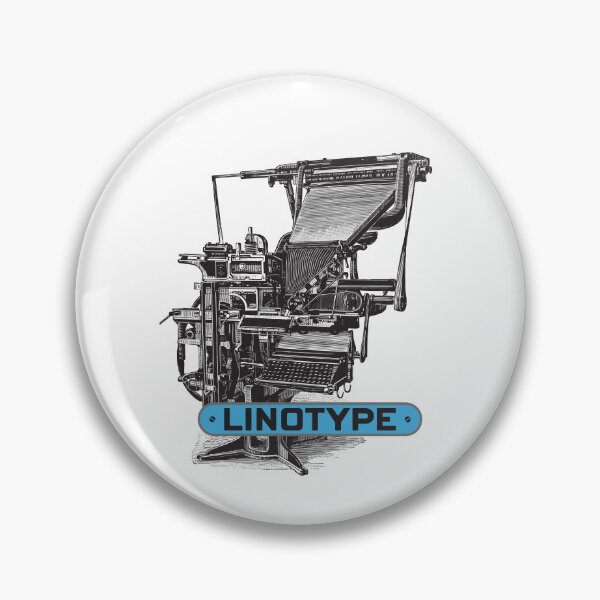 Item preview, Linotype, letterpress designed and sold by Borne-studio.