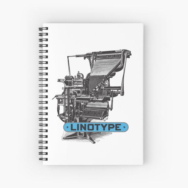 Item preview, Linotype, letterpress designed and sold by Borne-studio.