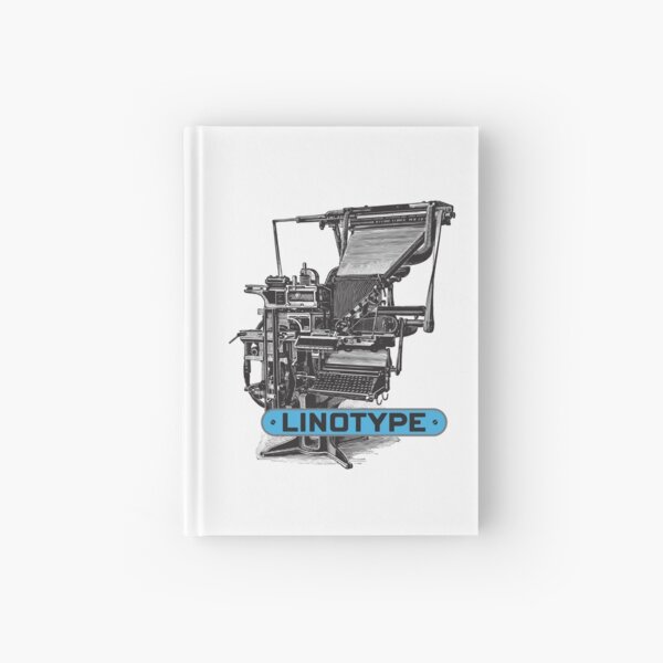 Item preview, Linotype, letterpress designed and sold by Borne-studio.
