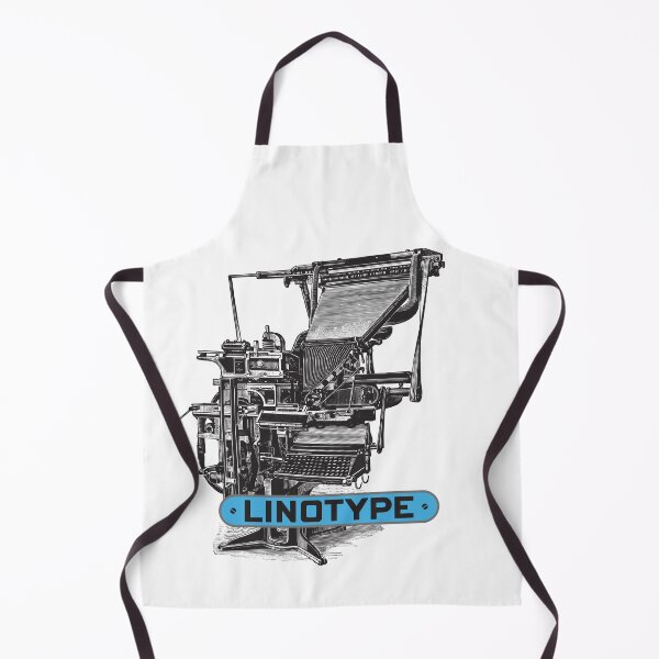 Item preview, Linotype, letterpress designed and sold by Borne-studio.