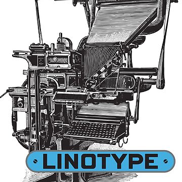 Artwork thumbnail, Linotype, letterpress by Borne-studio