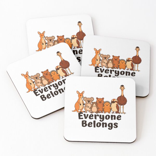 Item preview, Everyone Belongs – Harmony Day Aussie Animals designed and sold by GrumpySableye.