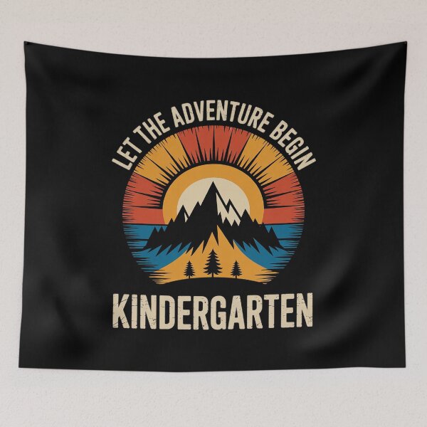 Item preview, Kindergarten Grade 1st Day of School Let The Adventure Begin designed and sold by angolinnArt.