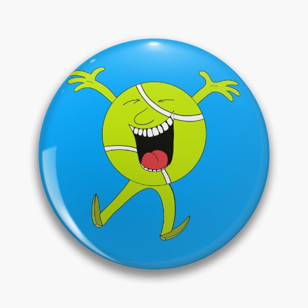 Item preview, Lively Neon Tennis Ball Mascot designed and sold by shopdiego.