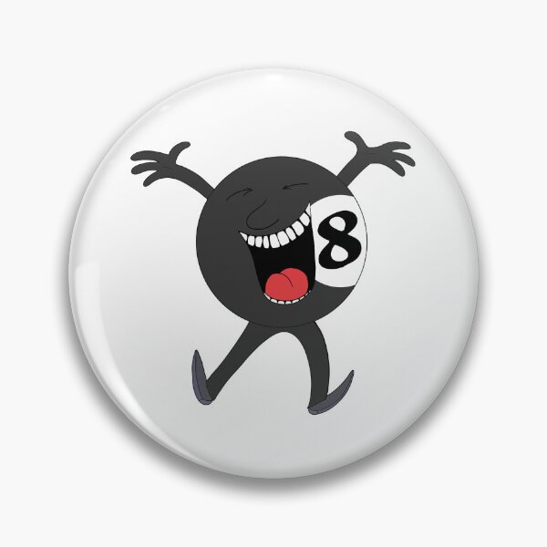 Item preview, Laughing Eightball Mascot designed and sold by shopdiego.