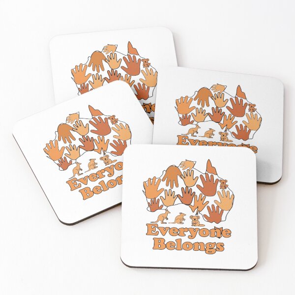 Item preview, Australian Animals Holding Paws – Harmony Day designed and sold by GrumpySableye.