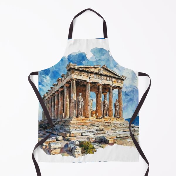 Item preview, Athens Greece Acropolis Watercolor Art designed and sold by Shopeon Designs.