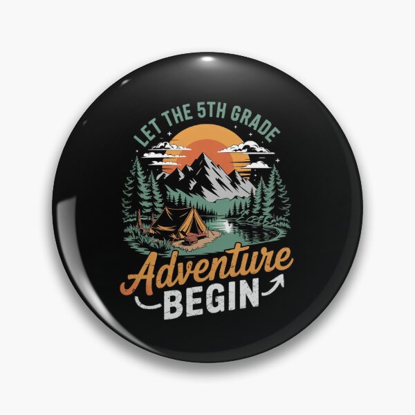 Item preview, Let get 5th grade adventure begin boys girls back to school designed and sold by angolinnArt.
