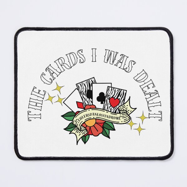 Item preview, Ehlers Danlos Syndrome – Zebra Playing Cards Alternative Design designed and sold by ZebraDazzleDesigns.