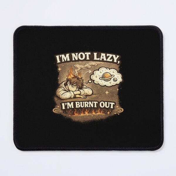 Item preview, Mentally Here, Emotionally Elsewhere – Sarcastic Mental Health Quote designed and sold by ZENITHOS.