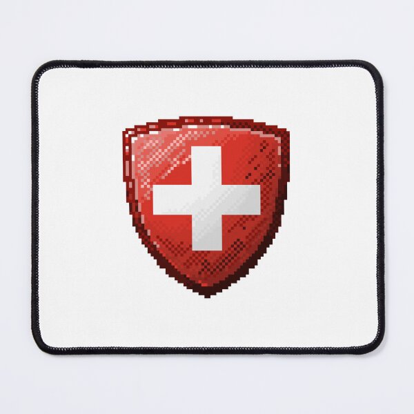 Item preview, Retro Pixel Art Swiss coat of Arms designed and sold by OneToTee.