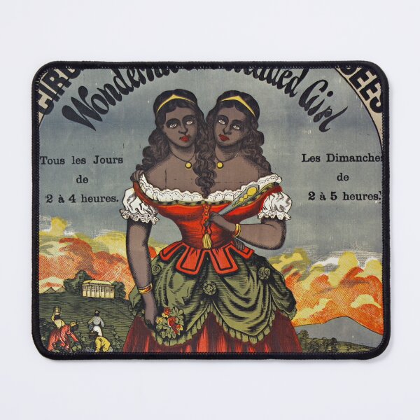 Item preview, Two Headed Woman Advertisement Poster (1873) designed and sold by 19th Century in Color.