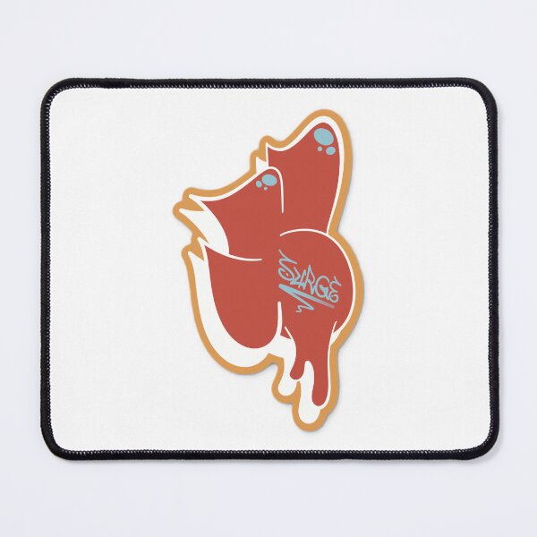Item preview, Graffiti Tag Sticker (Drip Style, Orange Outline) designed and sold by QuickStickTeam.