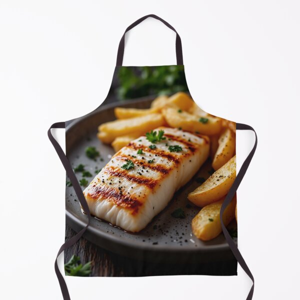 Item preview, Grilled Cod with Golden Fries designed and sold by Arcadia World.