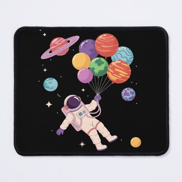 Item preview, Astronaut Holding Planet Balloons BoysGirls STEM Kids2 designed and sold by joyouartArt.