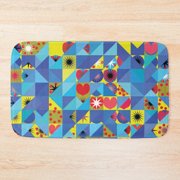 Item preview, Modern Color Wheel Stars Blue Yellow Red designed and sold by beardodge.