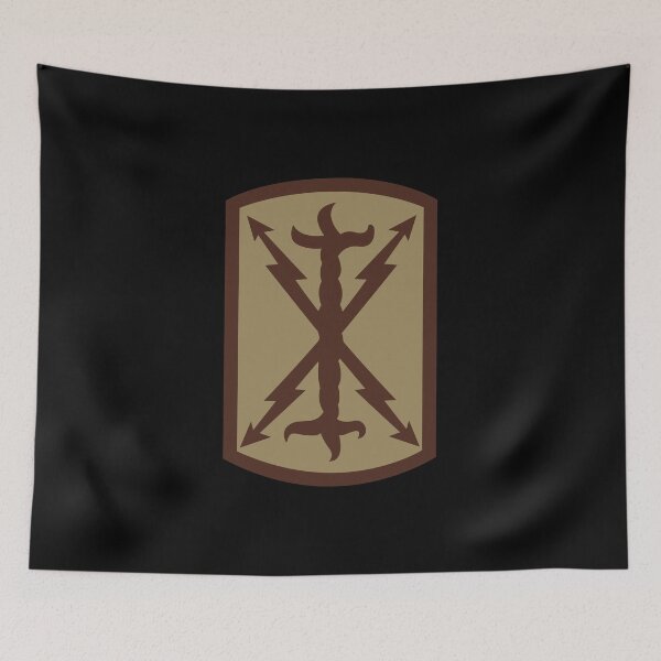 Item preview, Army - SSI - 17th Field Artillery Brigade - Subdued Desert X 300 designed and sold by Military Insignia Products.