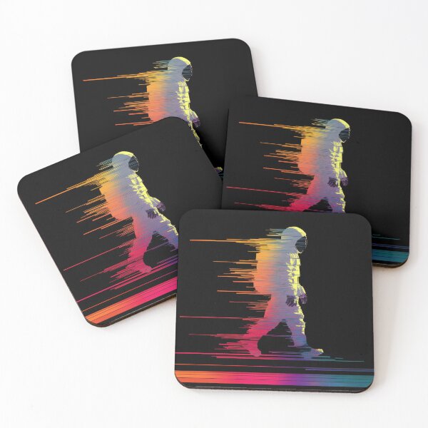Item preview, Astronaut walks in colorful lines designed and sold by anytka.