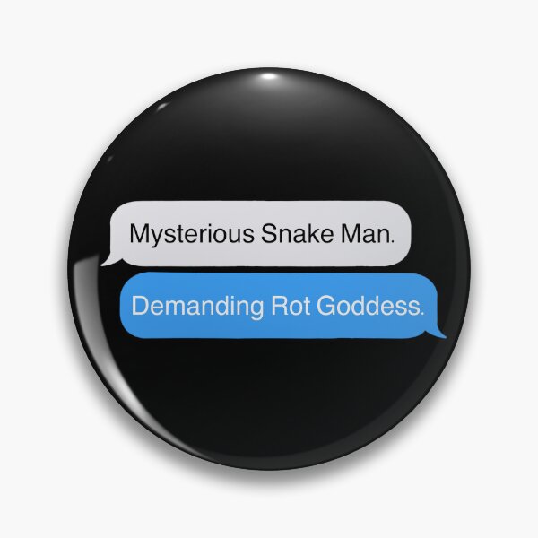 Item preview, Mysterious Snake Man/Demanding Rot Goddess - Daughter of No Worlds Officially Licensed  designed and sold by serafineaandd.