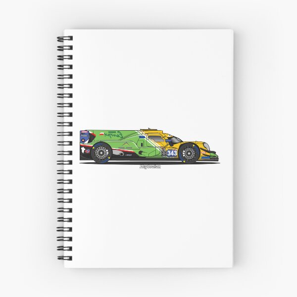 Item preview, IMSA 24 Hours of Daytona LMP2 Oreca 07 #343 Vector Art designed and sold by Heybratan.