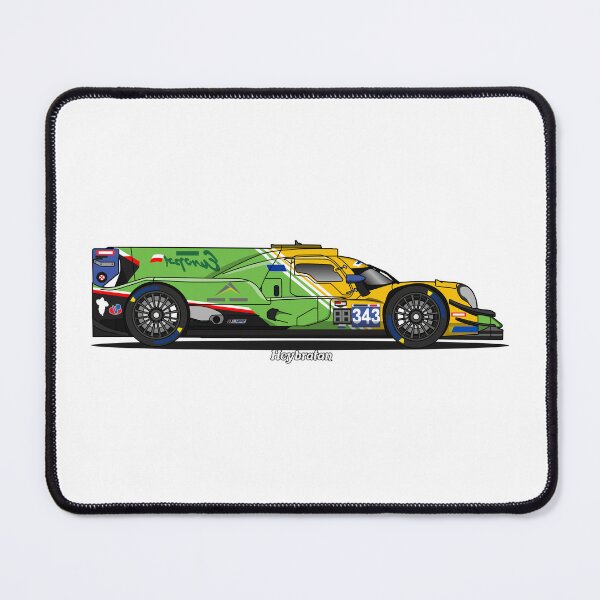 Item preview, IMSA 24 Hours of Daytona LMP2 Oreca 07 #343 Vector Art designed and sold by Heybratan.