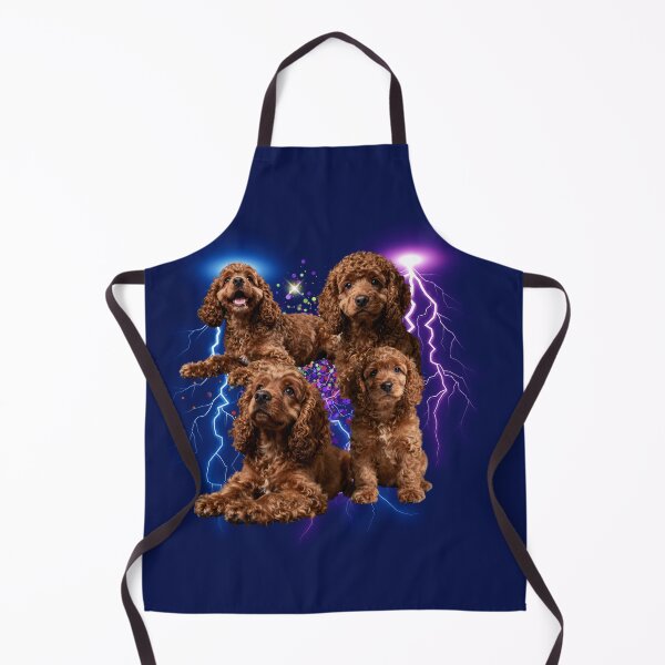 Item preview, Cute Cockapoo Puppies Neon Lightning Design – Colorful Dog Lover Gift, Cute Puppy Art, Funny Dog Illustration designed and sold by VelvetSkyStudio.