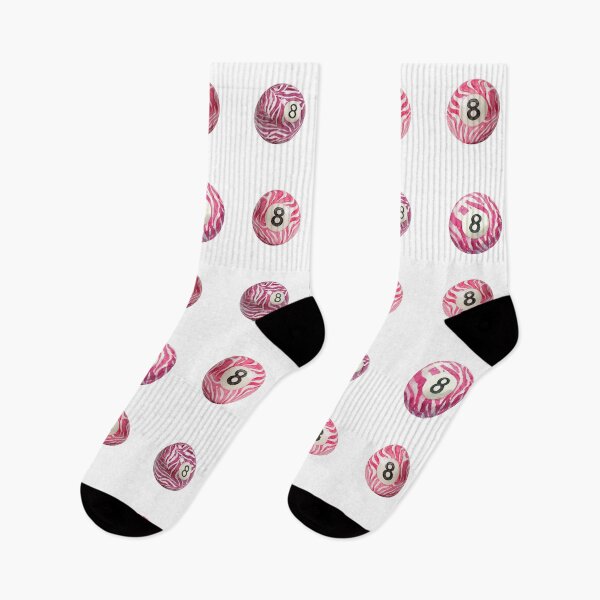 Item preview, Mini Pink zebra print 8 balls sticker pack designed and sold by MendaciousMina.