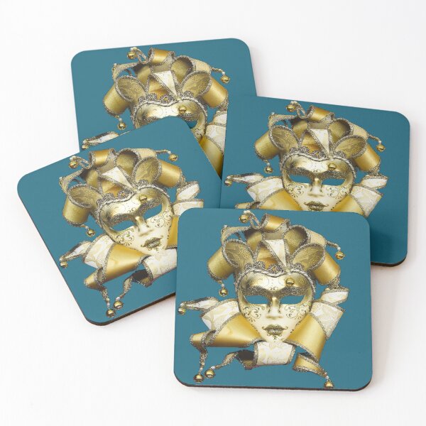 Item preview, Golden Masquerade Mask - Elegant Mardi Gras & Carnival Design designed and sold by Alpha Omega Shop.