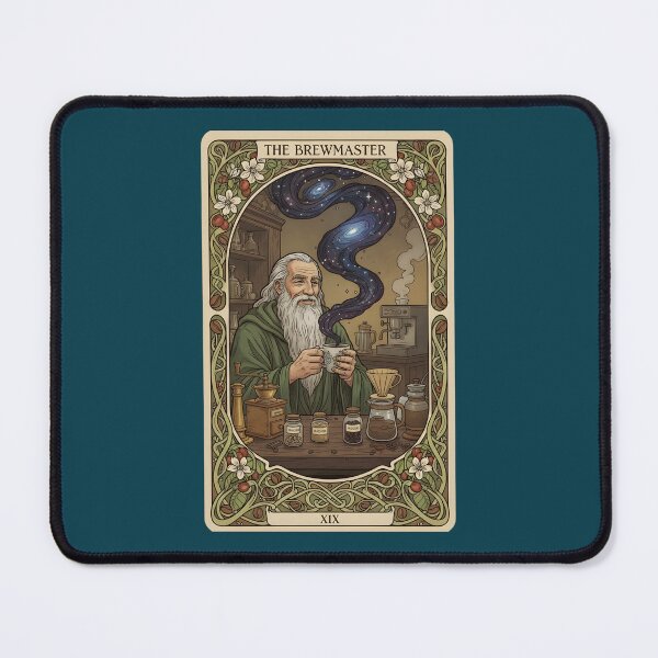 Item preview, THE BREWMASTER TAROT | Vintage Coffee Art Nouveau | Celestial Coffee Lover Decor designed and sold by SergioMiklos.