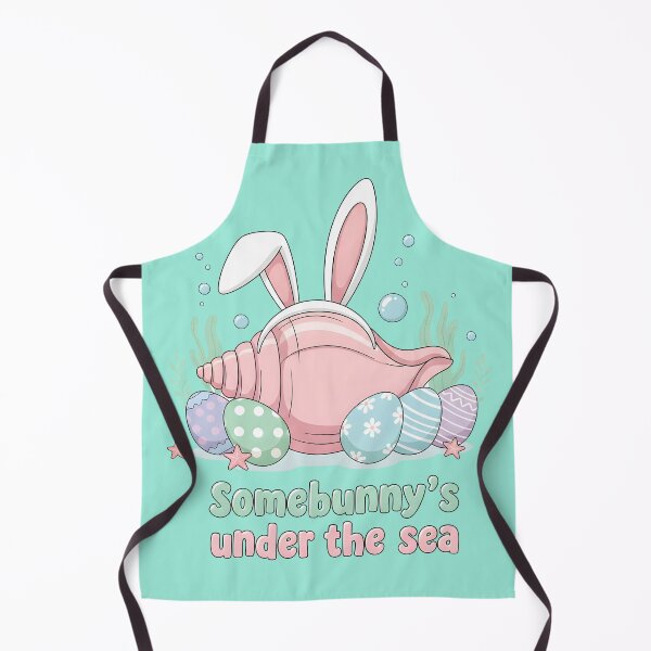 Item preview, Somebunny’s Under the Sea – Seashell Bunny Easter Illustration designed and sold by Sea Gem.