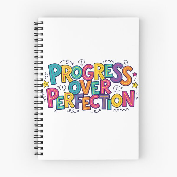 Item preview, Progress Over Perfection – Student Motivation Quote Design designed and sold by Your English Pal.