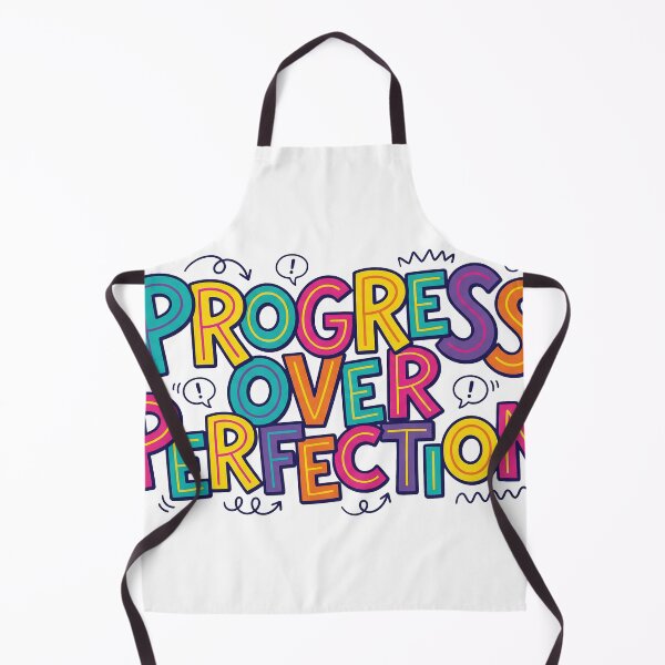 Item preview, Progress Over Perfection – Student Motivation Quote Design designed and sold by Your English Pal.