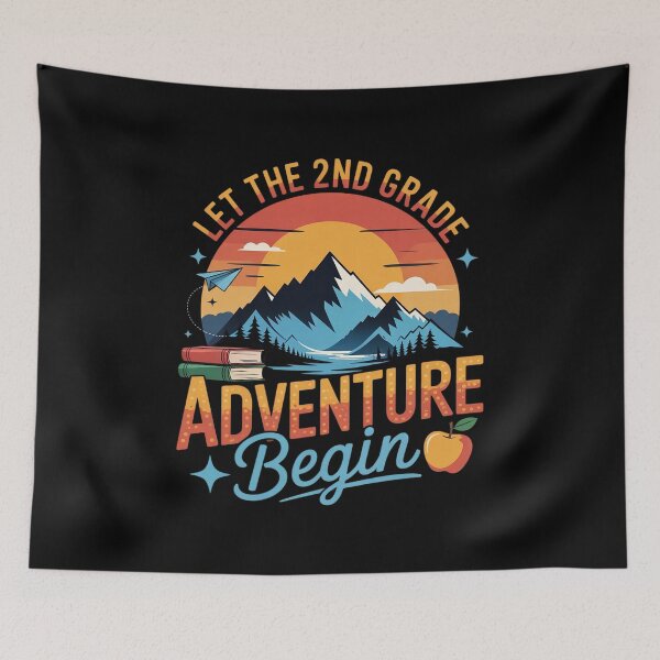 Item preview, Let The 2nd Grade Adventure Begin First Day Back To School designed and sold by angolinnArt.