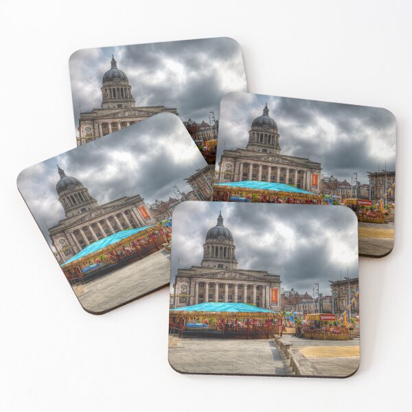 Item preview, Old Market Square, Nottingham, England, Under Dramatic Skies designed and sold by Paul Thompson Photography.