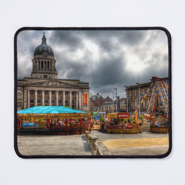 Item preview, Old Market Square, Nottingham, England, Under Dramatic Skies designed and sold by Paul Thompson Photography.
