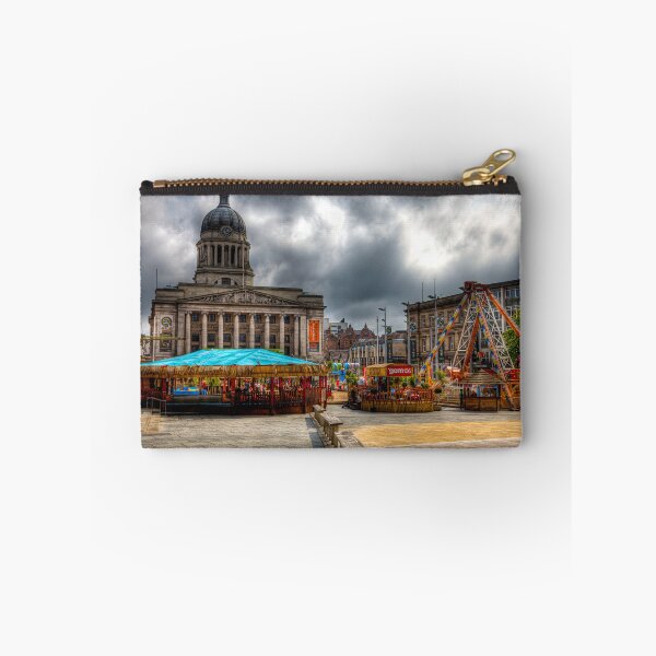 Item preview, Old Market Square, Nottingham, England, Under Dramatic Skies designed and sold by Paul Thompson Photography.