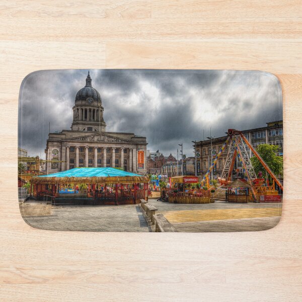 Item preview, Old Market Square, Nottingham, England, Under Dramatic Skies designed and sold by Paul Thompson Photography.