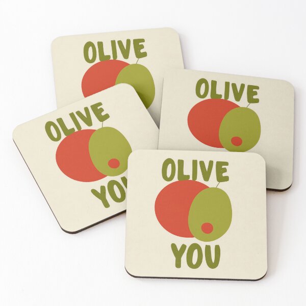 Item preview, Olive you olives sticker designed and sold by MendaciousMina.