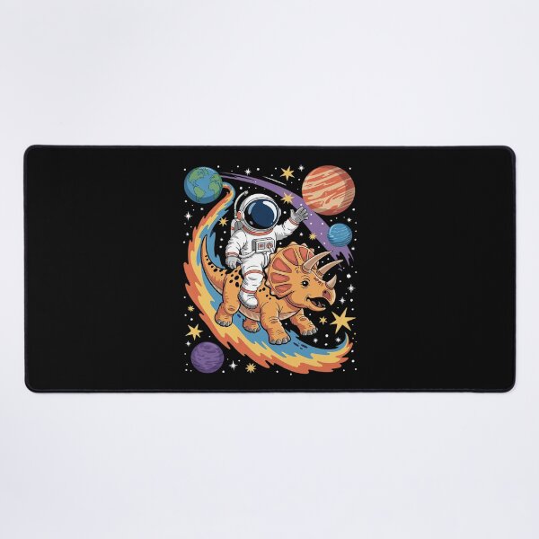 Item preview, Astronaut Planets Dino Triceratops Dinosaur Space Galaxy designed and sold by joyouartArt.